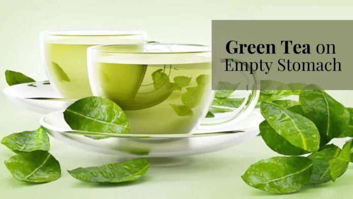 Leaves and Green Tea