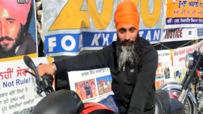 Hardeep Singh Nijjar on a bike