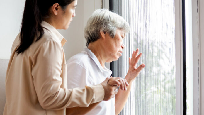 Person suffering from dementia