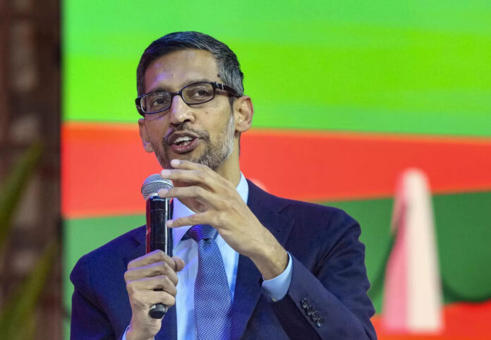 Sundar Pichai speaking