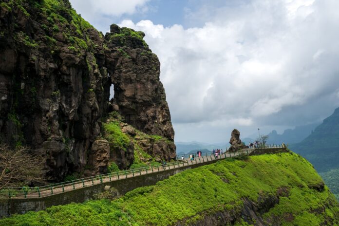 Ghat and clouds in Maharashtra