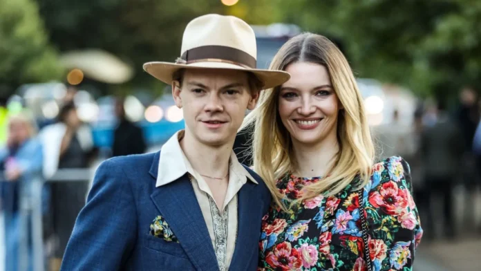 Talulah Riley with fiance